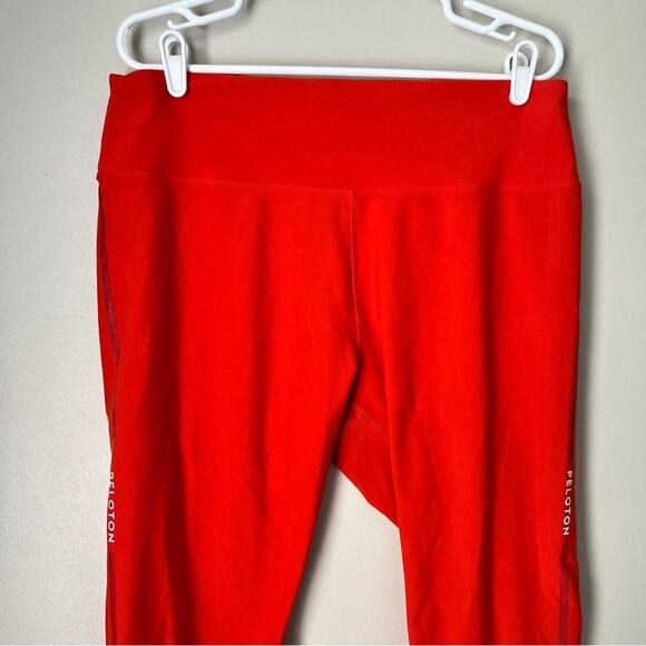 Peloton Women’s Orange Full Length Athletic Workout Leggings Size 2X - Picture 2 of 7